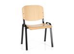 hjh OFFICE Vierfußstuhl XT 600 SW H Holz