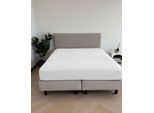 Spannbettlaken KAYORI "Emma", weiß, B:90cm L:200cm, Mako-Satin, Obermaterial: 100% Baumwolle, Bettlaken, Spannbettlaken, 100% Baumwollsatin