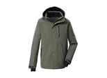 Funktionsjacke KILLTEC "KOW 89 MN JCKT", Herren, Gr. M, olivgrün, Obermaterial: 100% Polyester;Futter: 100% Polyester;Füllung: 100% Polyester, Jacken Funktionsjacke, Wasser- und windabweisend, atmungsaktiv, abnehmbare Kapuze, PFAs-frei