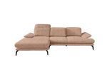 Stylife Ecksofa , Hellbraun , Textil , Ottomane links, L-Form , 289x180 cm , Stoffauswahl, seitenverkehrt erhältlich, Hocker erhältlich , Wohnzimmer, Sofas & Couches, Wohnlandschaften, Ecksofas