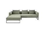 Hom`in Ecksofa , Olivgrün , Textil , Ottomane links, L-Form , 284x178 cm , Blauer Engel, Goldenes M, Oeko-Tex® Standard 100, DGM-Klimapakt , Typenauswahl, Fußauswahl, Lederauswahl, Stoffauswahl, planbar, seitenverkehrt erhältlich, Hocker erhältlich, Rücken echt , Wohnzimmer, Sofas & Couches, Wohnlandschaften, Ecksofas