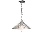 Elstead Lighting Hängeleuchte , Multicolor, Dunkelbraun , Metall, Glas , 180 cm , Grüner Punkt, RoHS, Made in Europe, Schutzklasse I (Erdungsanschluss) , Lampen & Leuchten, Leuchtenserien