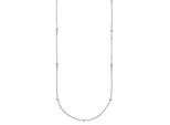 Silberkette "Schmuck Geschenk", silber (silberfarben), ANISTON JEWELRY & WATCHES, Halsketten, Damen, Silber 925 (Sterlingsilber), L: 45 B: 1mm, Silberkette, B:1mm