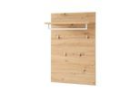 uno Garderobenpaneel Turin ¦ holzfarben ¦ Holzwerkstoff ¦ Maße (cm): B: 78 H: 117 T: 30.0