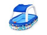 Bestway Bestway® Family Pool mit Sonnenschutzdach Sea Captain™ 213 x 155 x 132 cm