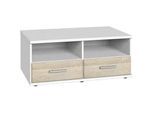 Carryhome Tv-Element , Weiß, Eichefarben , Kunststoff , 2 Schubladen , 92x38x58 cm , Made in Germany , Babymöbel & Kindermöbel, Kinderzimmer & Jugendzimmer, Phonomöbel