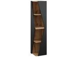 Vicco Badschrank Benno Anthrazit 31.6 x 70.5 cm mit 3 Ablagen , Anthrazit, Anthrazit , Holzwerkstoff , 4 Fächer , Rechteckig , 31.6x70.5x31.6 cm , Badezimmer, Badezimmerschränke, Hochschränke