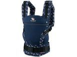 Wickelkinder Manduca Babytrage , Dunkelblau , Textil , 64 cm Schubladen , One-Size cm , unisex , Made in EU, Made in Europe, Handmade Quality , Gurtverlängerung, Neugeboreneneinsatz, Rückentragefunktion, Hüfttragefunktion, Bauchtragefunktion, gepolsterter Schultergurt, Schultergurte über Kreuz tragbar, einfaches und schnelles Wechseln der Tragerichtung, gepolsterte und faltbare Kopf- und Nackenstü