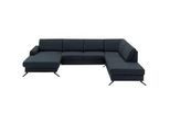 Beldomo Premium Wohnlandschaft , Dunkelblau , Leder , Echtleder , Rindleder , Uni , Ottomane links, U-Form , 339x233 cm , Made in Eu , erweiterbar, Typenauswahl, Bettkasten erhältlich, Fußauswahl, Lederauswahl, Armteilvarianten, Sitzqualitäten, seitenverkehrt erhältlich, Bettfunktion erhältlich, Hocker erhältlich, Rückenfutter, individuell planbar , Wohnzimmer, Sofas & Couches, Wohnlandschaften, W