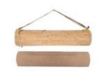 Ambia Home Yogamatte , Lila, Naturfarben, Beige , Holz, Metall, Kunststoff, Textil , Kork , Schichtholz , 61x0.4x183 cm , weich , Freizeit & Co, Sport & Fitness, Fitnessgeräte & Zubehör, Weitere Fitnessgeräte
