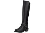 Stiefel REMONTE "Remonte Stiefel Leder/Textil", Damen, Gr. 37, schwarz, schwarz, Leder, Textil, Schuhe Stiefel