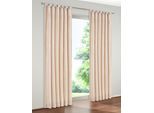 Vorhang WIRTH "Trondheim 328 g/m²" Gr. 8, beige (natur), B:172cm H:160cm, Chenille, Polyacryl, Gardinen, Vorhang