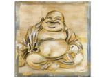 Artland Wandbild »Fröhlicher Buddha I« Religion 1 Stk. tlg. als Leinwandbild, Poster, Wandaufkleber in verschied. Grössen