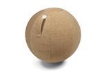 Sitzball VLUV "Stov Macchiato, Ø -59", beige (natur), B:65cm H:65cm T:65cm, Polyester, Bälle, Sitzball