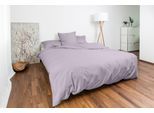 Bettbezug NOBILIUM "Lino, 55% Baumwolle 45% Leinen", lila, B:200cm L:210cm, Halbleinen, Obermaterial: 55% Baumwolle, 45% Leinen, Bettbezüge, Bettbezug