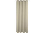 Vorhang WIRTH "Newbury", grau (taupe), B:130cm H:155cm, Baumwolle, Polyester, Gardinen, Vorhang, nach Mass