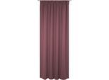 Vorhang WIRTH "Wiessee", rosa (altrosa), B:150cm H:255cm, Baumwolle, Leinen, Modal, Gardinen, Vorhang, nach Mass