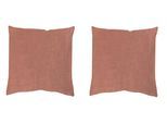 Kissenhülle HOME WOHNIDEEN "ELMER" Gr. 1, rosa (altrosa), B:40cm L:40cm, Polyester, Polyester, Kissenbezüge, Kissenhülle