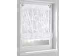 Raffrollo HEINE HOME Gr. 4, weiss (weiß), B:100cm H:140cm, Raffrollos, Raffrollo