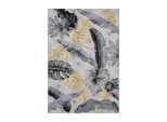 Teppich HANSE HOME "Gold Leaves", bunt (mehrfarbig), B:80cm L:165cm, Kunstfaser, Teppiche, Teppich