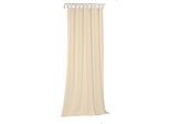 Vorhang WIRTH "Newbury", beige, B:130cm H:245cm, Baumwolle, Polyester, Gardinen, Vorhang, nach Mass