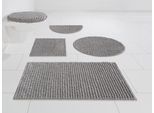my home Badematte »Renat, Badvorleger, Badezimmer Teppich, Scandi« Höhe 15 mm fussbodenheizungsgeeignet schnell trocknend strapazierfähig Badteppich, Badgarnitur, Chenille-Optik, auch als 3 tlg. Set