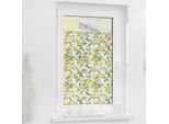 LICHTBLICK ORIGINAL Fensterfolie "Fensterfolie selbstklebend, Sichtschutz, Limone - Gelb Grün" 1 Stk. blickdicht glatt statisch haftend