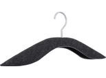 Kleiderbügel PIEPERCONCEPT "Cappello", silber (anthrazit, silberfarben), B:44cm H:18,1cm T:4cm, Kunststoff, Kleiderbügel, Kleiderbügel