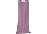 Vorhang WIRTH "Newbury", lila (flieder), B:130cm H:235cm, Baumwolle, Polyester, Gardinen, Vorhang, nach Mass