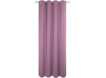 Vorhang WIRTH "Newbury", lila (flieder), B:130cm H:235cm, Baumwolle, Polyester, Gardinen, Vorhang, nach Mass