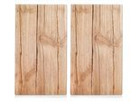 Zeller Present Schneide- und Abdeckplatte "Wood" Elastikfüssen