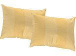 Kissenhülle WIRTH "Niederau" Gr. 1, gold (goldfarben), B:40cm L:40cm, Polyester, Obermaterial: 67% Polyacryl, 33% Polyester, Kissenbezüge, Kissenhülle