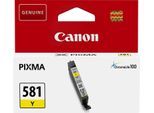 Canon Tintenpatrone »INK CLI-581 Y« original Druckerpatrone 581 gelb/yellow