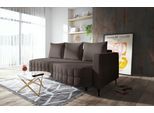 exxpo - sofa fashion Loungesofa »T wiggy Schlafsofa mit Bettfunktion und Bettkasten,« komfortabler Federkern, super Sitzkomfort, elegante Formensprache