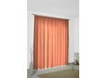 Vorhang WIRTH "SUNBONE" Gr. 5, orange (terra), B:132cm H:255cm, Polyester, Gardinen, Vorhang