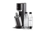 SODASTREAM Wassersprudler "DUO", silber (silberfarben, schwarz), B:15,5cm H:44cm T:28cm, Wassersprudler, Wassersprudler