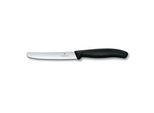 Steakmesser VICTORINOX, silber (schwarz, silberfarben), 6 Stk., Essmesser, Steakmesser