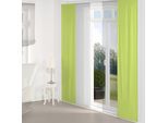 Schiebegardine WIRTH "Dim out" Gr. 1, grün (limone), B:60cm H:145cm, Polyester, Gardinen, Schiebegardine, inkl. Beschwerungsstange