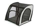 Hunde-Autositz TRIXIE "Trixie Auto-Sitz, 44×37×40 cm", grau (grau, schwarz), B/H/L: 44cm x 37cm, Tierbetten, Hunde-Autositz