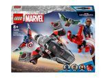 LEGO® Spielbausteine »Showdown zwischen Captain America und Red Hulk 76292«
