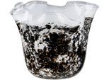 GILDE Tischvase »Vase Petunia, schwarz-weiss«