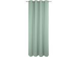 Vorhang WIRTH "Newbury", grün (mint), B:130cm H:265cm, Baumwolle, Polyester, Gardinen, Vorhang, nach Mass