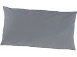 Kissenbezug PRIMERA "Primera Mako-Feinjersey Kissenbezug im Doppelpack", grau (anthrazit), B:80cm L:40cm, Feinjersey, Obermaterial: 100% Baumwolle, Kissenbezüge, Kissenbezug, In vielen Uni-Tönen