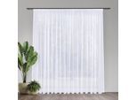 Gardine GERSTER "Laura" Gr. 6, weiss (weiß), B:450cm H:245cm, Voile, Polyester, Gardinen, Gardine, Elegante Voile Grundware