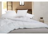 Bettbezug JOURNEY LIVING "Ibiza, Musselin Doppelgewebe", weiss (weiß), B:200cm L:210cm, Musselin, Obermaterial: 100% Lyocell (TENCEL™), Bettbezüge, Bettbezug