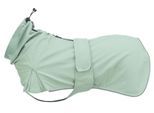 Tiermantel TRIXIE "CityStyle Dublin, L, 55 cm", grün (mint), Rückenlängecm: 55cm, Baumwolle, Polyester, Tierbekleidung, Tiermantel