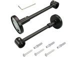 Träger LIEDECO Gr. 1, schwarz, Ø:1,6cm, Gardinenstangenhalterungen, Träger, für Gardinenstangen Ø 16 mm