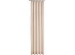 Vorhang WIRTH "Holmsund 288g/qm" Gr. 13, beige (natur), B:270cm H:200cm, Chenille, Polyacryl, Gardinen, Vorhang