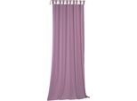 Vorhang WIRTH "Newbury" Gr. 3, lila (flieder), B:130cm H:175cm, Jacquard, Baumwolle, Polyester, Gardinen, Vorhang