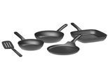Pfannen-Set BERGHOFF "HELIX AH 4-teilig", schwarz, Pfannen, Pfannen-Set